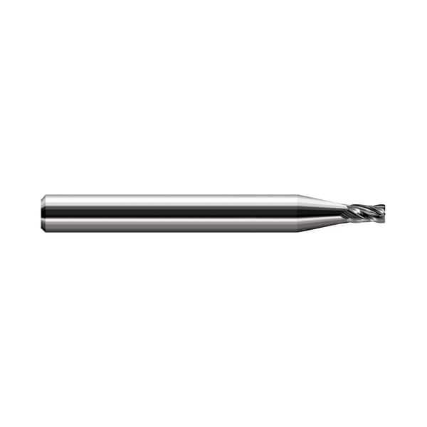 Miniature End Mill - 4 Flute - Corner Radius